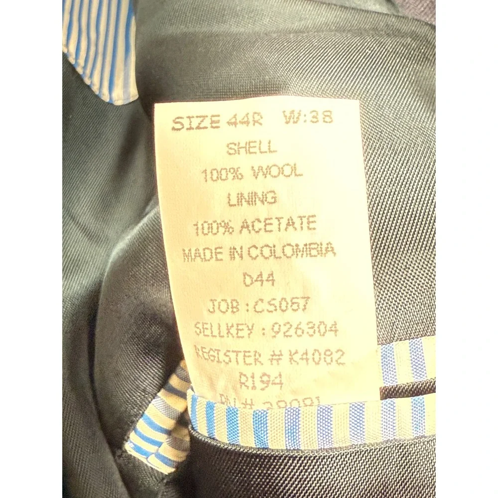 Tommy Hilfiger Mens 44R Wool Classic American Tailored Clothing Blazer Dillard's